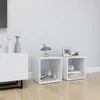 vidaXL TV-Schränke 2 Stk. Weiß 37x35x37 cm Holzwerkstoff Produktbild-Vorschau 2