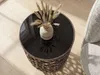 FineBuy Tavolino in vetro e alluminio, 30 cm, nero, Anteprima dell’immagine prodotto 5