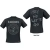 Ramones Seal Hey Ho Black XL Tričko Náhled obrázku produktu 3