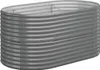 vidaXL: Jardín elevado, acero galvanizado, 152x80x68 cm, Vista previa de la imagen del producto 1