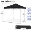 Yaheetech 3x3m Pop Up Pavillon Faltpavillon Wasserdicht Produktbild-Vorschau 3
