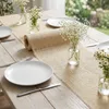 Runner da tavola in iuta sbiancata 30 cm x 5 m - stile casa Anteprima dell’immagine prodotto 3