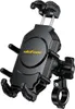 A black smartphone mount for a bicycle or scooter. Produktbild-Vorschau