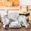 36 pcs. service de table en porcelaine, service combiné en Voir les images du produit 9