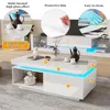 okwish Hochglanz-Couchtisch mit LED-Beleuchtung, Produktbild-Vorschau 4