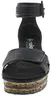 Rieker Damen Keil-Sandaletten Schwarz Voir les images du produit 59