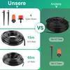 315PCS Bewässerung Garten Set 60+15M DIY Garten Produktbild-Vorschau 5