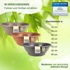 MePla - Pflanzschale mit Bodenloch ø 60 cm anthrazit Produktbild-Vorschau 3