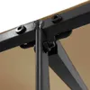 A close-up view of the metal frame and fastening mechanism of a vidaXL awning. Produktbild-Vorschau