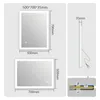 Heilmetz Badspiegel 50x70 cm LED Spiegel Wandspiegel mit Produktbild-Vorschau 8