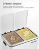 SONGMICS Cestino per rifiuti da cucina, 2 x 15 L, sistema Anteprima dell’immagine prodotto 12