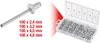 KS TOOLS Assortiment de rivets aveugles, 400 pces ( Voir les images du produit 3