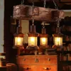 Lampa wisząca industrialna loft bar lampa wisząca 4 światła Podgląd zdjęcia produktu 5