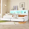 sofa rozkładana 90x200 cm z gniazdami USB i ładowania, Podgląd zdjęcia produktu 5