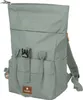 A close-up studio shot of a green backpack. Podgląd zdjęcia produktu