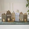 Holzdeko "Häuser" Produktbild-Vorschau 2