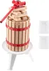 SucceBuy Torchio manuale per frutta con cesto in legno, 6 Anteprima dell’immagine prodotto 1