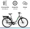 Zündapp Z502 E Bike Damen 28 Zoll grau/grün 50 cm Produktbild-Vorschau 4