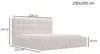 GRAINGOLD Polsterbett 200x200 Twist - Bouclé-Stoff - Produktbild-Vorschau 7