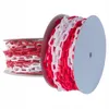 Kunststoffkette 25 M Blockierend 6 Mm Warnung Weiss-Rot Produktbild-Vorschau 1