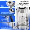 Proficook PC-WKS 1020 G: Draadloze waterkoker, glazen Productafbeelding-voorbeeld 11