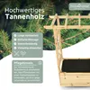 holz4home® Pflanzkasten M mit Dach aus Tannenholz inkl. Produktbild-Vorschau 3