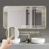 Specchio da bagno a LED 90x70 cm senza cornice con Anteprima dell’immagine prodotto 16