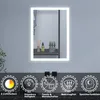 Badspiegel mit Beleuchtung 50×70cm Wandschalter Touch Produktbild-Vorschau 3