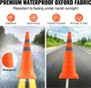 Bezpečnostní dopravní kužely, 4 ks. Skládací dopravní Náhled obrázku produktu 5
