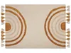BELIANI Kuscheldecke Beige und Orange Baumwolle 130 x 180 Produktbild-Vorschau 4