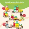 Olvy Magnetické stavebné bloky Montessori hračky 80 ks Náhľad obrázku produktu 17