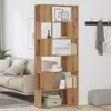 vidaXL Bücherregal/Raumteiler Artisan-Eiche 80x24x186 cm Produktbild-Vorschau 3