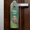 Faultier Bleib draußen! Komm rein! Türhänger für Produktbild-Vorschau 6