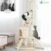 VOUNOT® Kratzbaum XXL mit Kratzbrett Sisalseil für Katzen, Produktbild-Vorschau 5