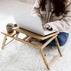 Nastaviteľný bambusový stolík na notebook Náhľad obrázku produktu 11