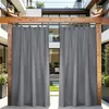 1 Stück Outdoor Vorhang Blickdicht Klettverschluss Produktbild-Vorschau 5