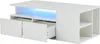 Sweiko 100x50x35cm čajový stolek s LED, konferenční stolek Náhled obrázku produktu 10