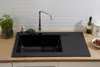 Respekta Einbauspüle Denver 86x50x20 cm, schwarz Produktbild-Vorschau 13