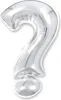 Fóliový balón s otáznikom ? , strieborný, cca 40 cm, na Náhľad obrázku produktu 2