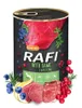 A can of dog food with ingredients and branding. Produktbild-Vorschau