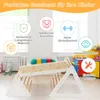 COSTWAY Triangle à grimper & échelle & toboggan 3 en 1, Voir les images du produit 6