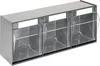 INDUSTRIAL Kleinteilemagazin 3-fach 60 x 24,2 x 16,3 cm Produktbild-Vorschau 1