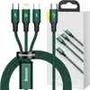 Baseus Rapid Series 3-in-1 cable USB-C For M+L+T 20W 1.5m Anteprima dell’immagine prodotto 1