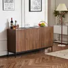 AIORBER Sideboard, gewelltes 3D-Design Eiche Maserung, Produktbild-Vorschau 10