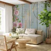 Vlies Fototapete - Vintage garden 250x175 cm Blumen Produktbild-Vorschau 1