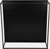 A black metal frame with a black panel in the center, presented on a white background. Anteprima dell’immagine prodotto
