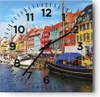 Wanduhr - Quadrat - Glasuhr - Kopenhagen Nahavn Schiffe - Produktbild-Vorschau 1