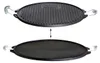 All'Grill Gusseisen-Grillplatte Light mit Edelstahl-Griffen Produktbild-Vorschau 1