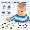 Magnetspiel,Tragbar Magnetisches Schachspiel mit 20 Stück & Produktbild-Vorschau 2