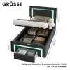 okwish Polsterbett 90x190 Jugendbett mit LED Produktbild-Vorschau 7
